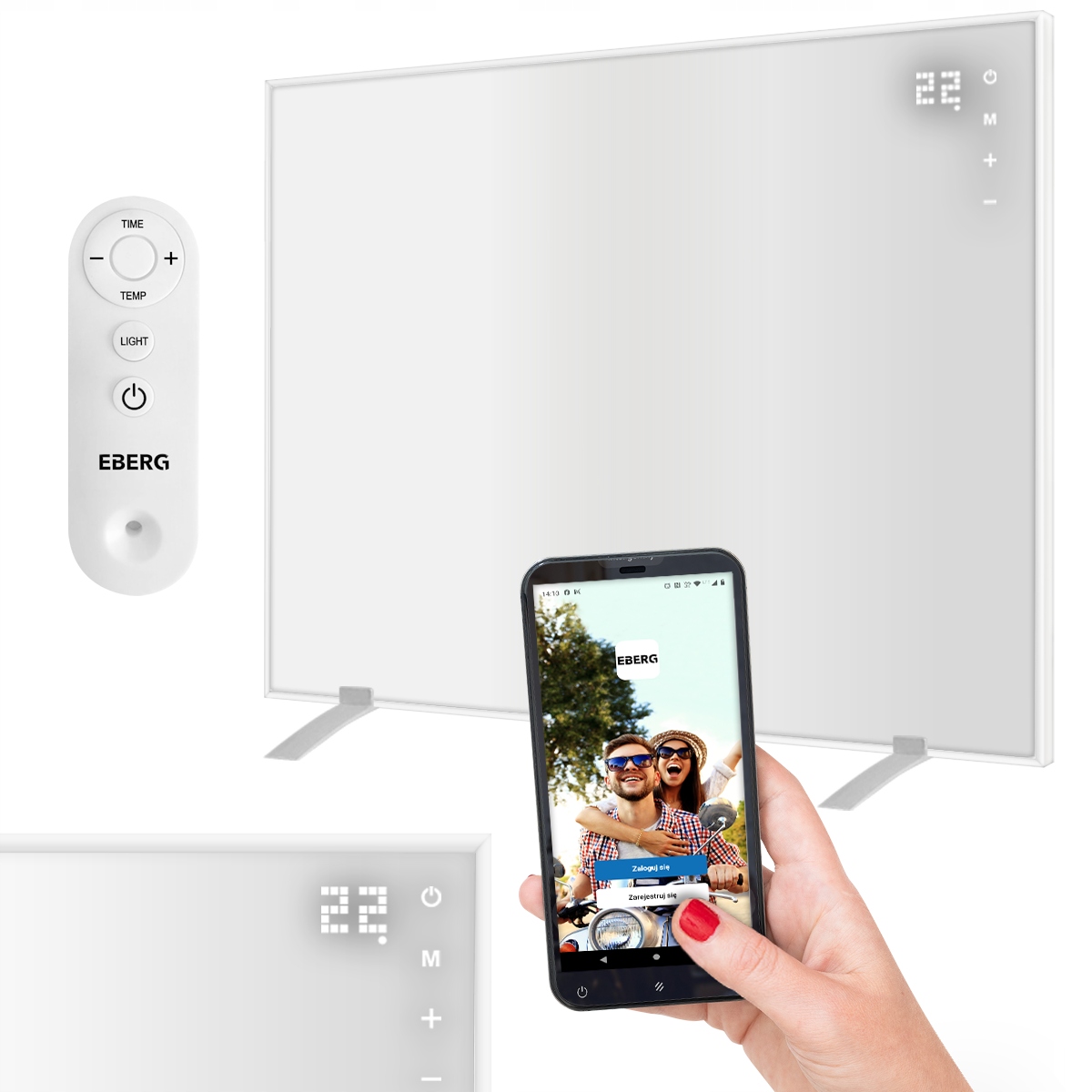 Infražiarič EBERG ROT 600W WiFi energeticky úsporná LED